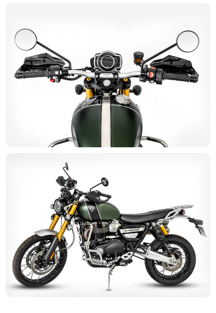 Position auf dem Motorrad