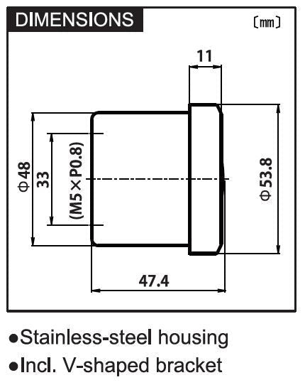 Contagiri analogico elettronico VELONA diam.48 | 87395 - r2948 - ENDURRAD