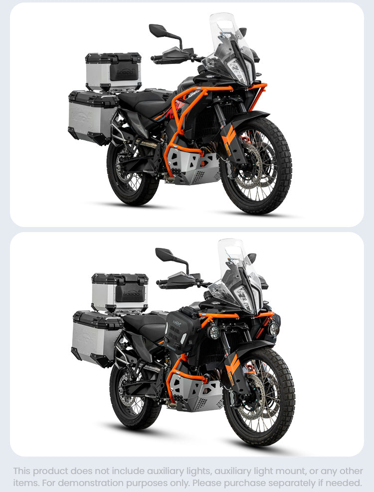 Bewerte den Platzbedarf am fertig montierten Motorrad
