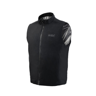 Gilet riscaldato per moto LOBOO RJR10 nero, vista frontale