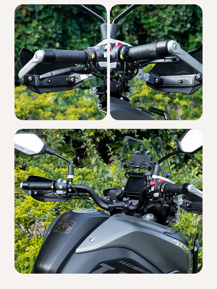 In posizione sulla moto