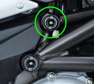 Ins.prot.telaio SX o DX (sup.traliccio telaio) MV Agusta F3 675/800, Rivale 800, Dragster 800, F4 1000R '10- / F4RR / F4RC (ord.