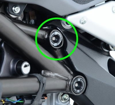 Ins.prot.telaio SX o DX (sup.traliccio telaio) MV Agusta F3 675/800, Rivale 800, Dragster 800, F4 1000R '10- / F4RR / F4RC (ord.