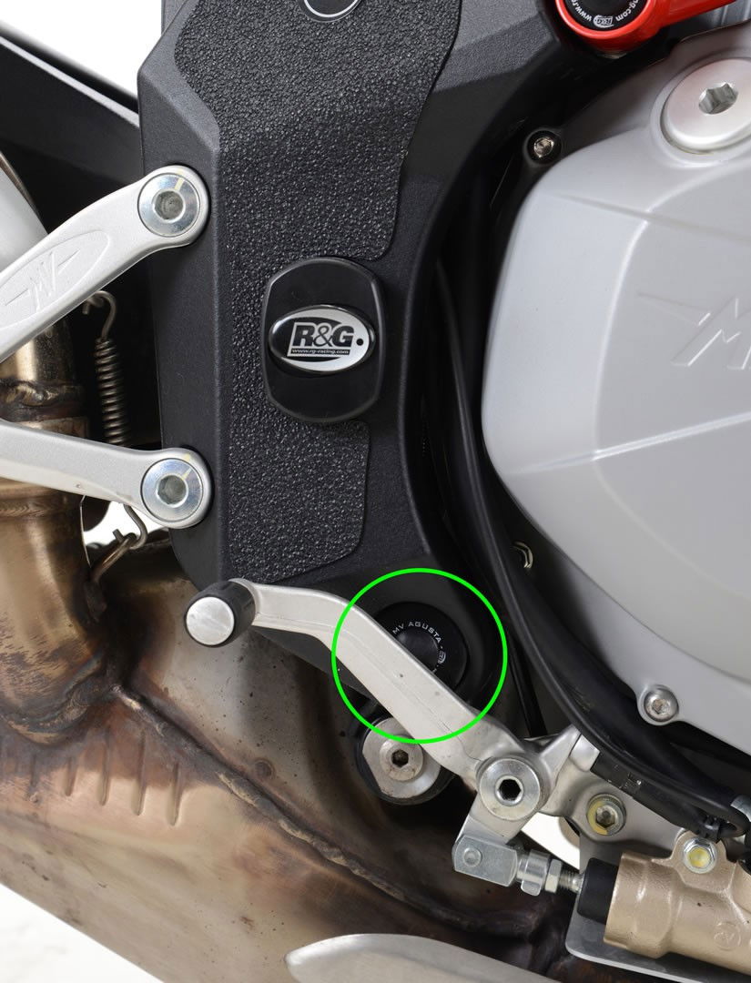 Inserto protezione telaio, DX inferiore MV AGUSTA Brutale 1090 '13- / 1090R/RR