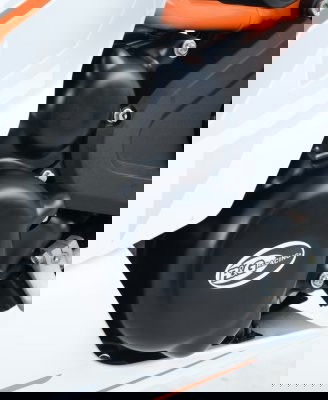 kit 2 pezzi (ECC0183BK -ECC0115BK) - protezione motore KTM RC125/200 / 125 DUKE '16 / 200 DUKE '16- R&G