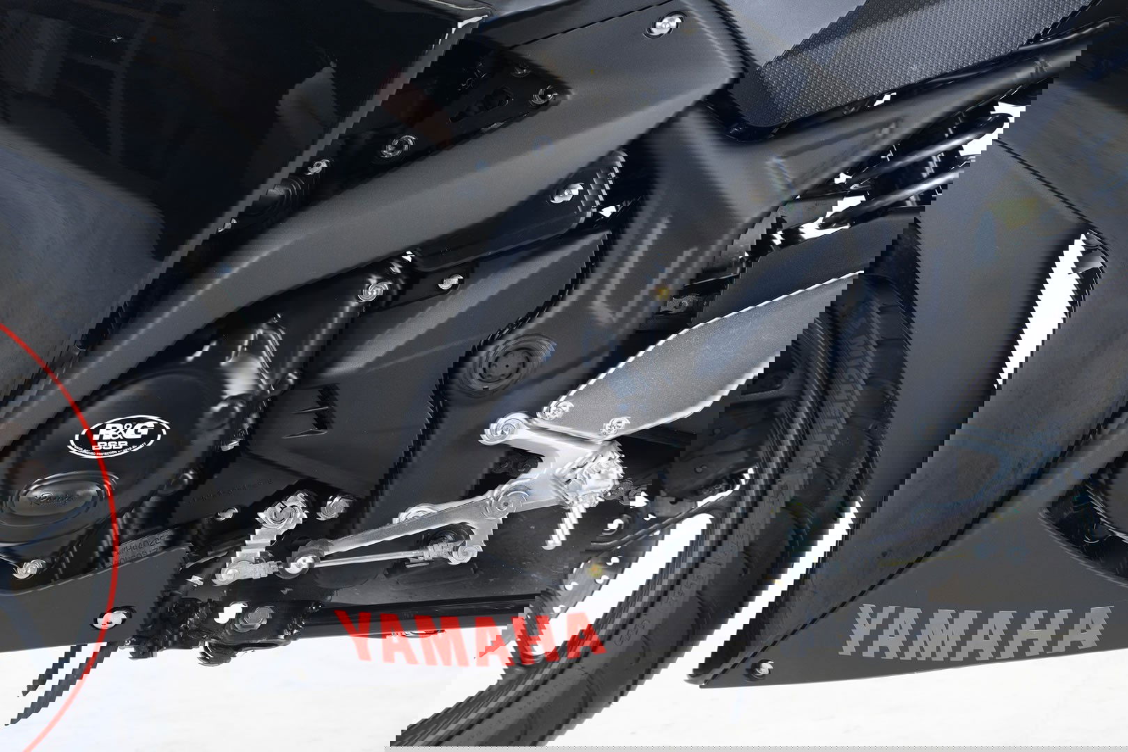 kit 2 pezzi (ECC0184BK-ECC0185BK) - prot.motore YAMAHA YZF-R25 / R3 / MT-25 / MT-03 - vers.racing