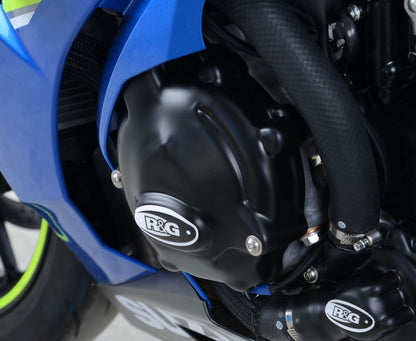 kit 2 pezzi (ECC0229BK-ECC0231BK) - protezione motore Suzuki GSX-R1000/R '17- (solo carter e frizione) R&G