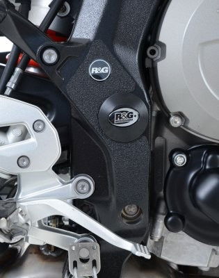 kit 2pz.adesivi anti-scivolo paratacco BMW S1000XR '15-'19 nero (solo telaio)