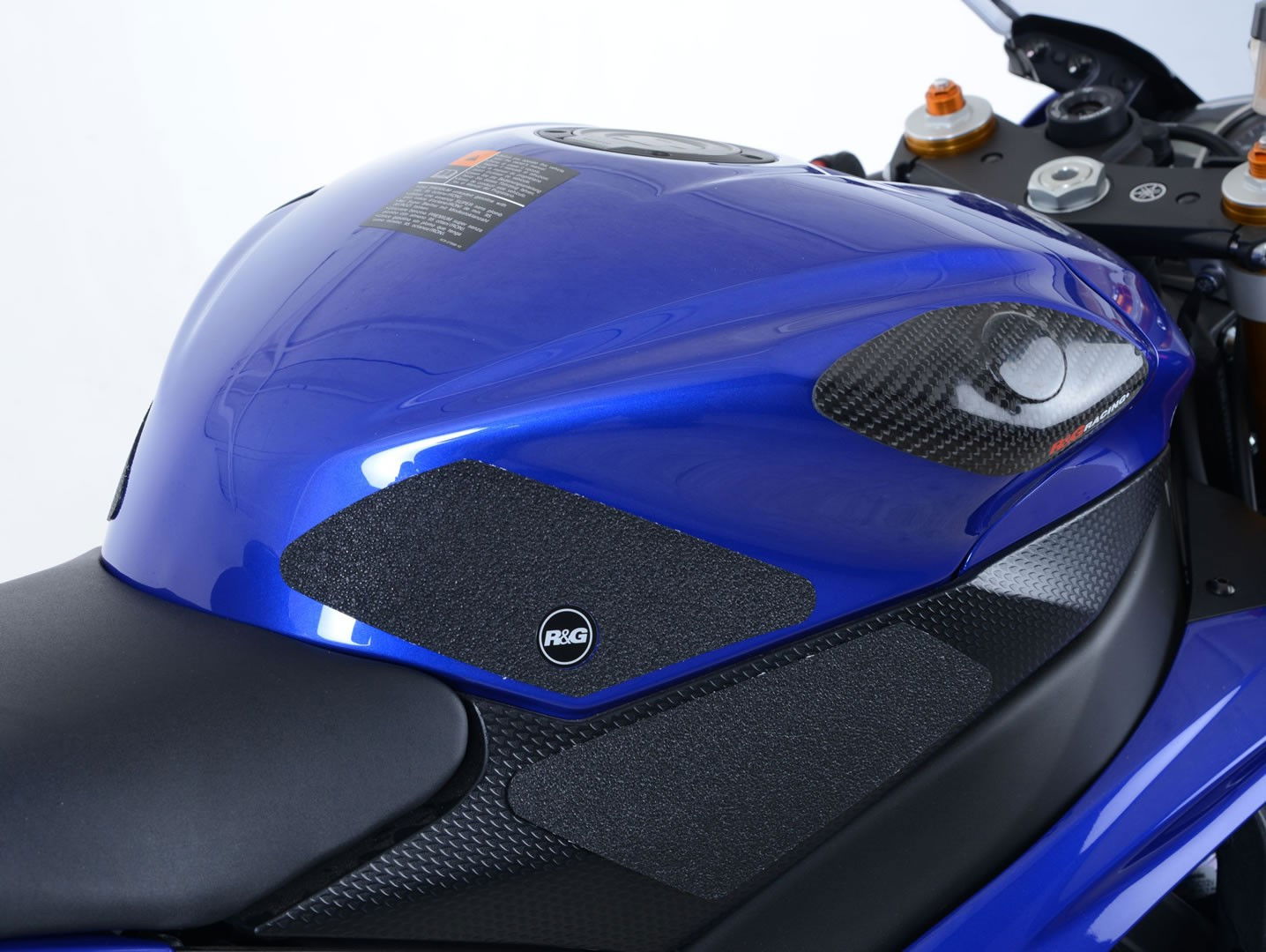 Kit 4pz.adesivi anti-scivolo serbatoio YAMAHA YZF-R6 12/14 - chiaro