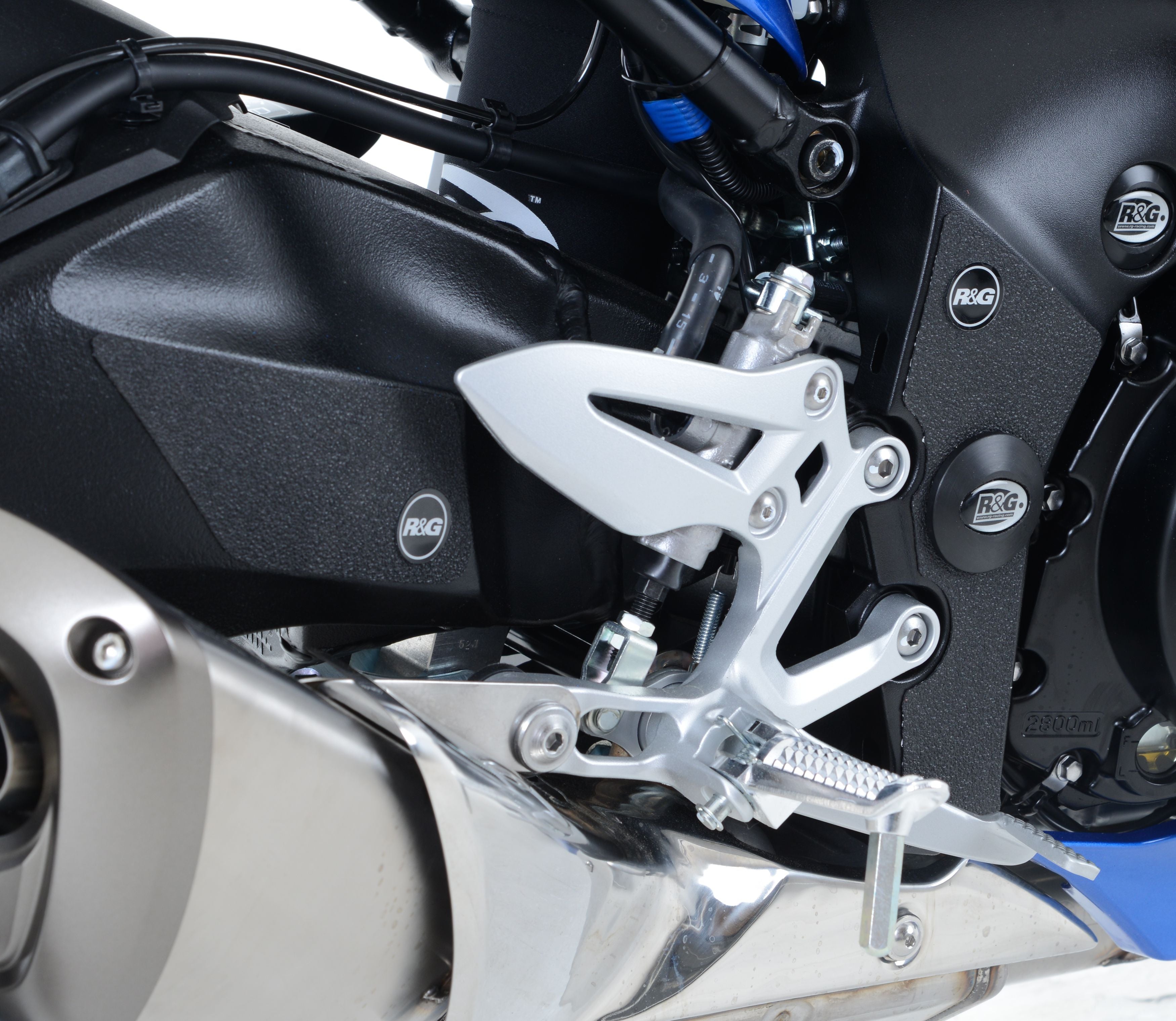 kit 5pz.adesivi anti-scivolo paratacco Suzuki Katana '19- / GSX-S 1000/1000abs/1000FA nero