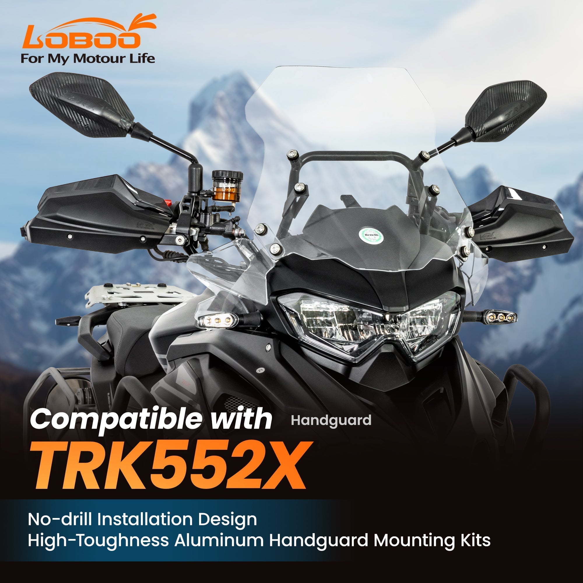 Paramani LOBOO CHS683 per Benelli TRK 552X – dettaglio 1