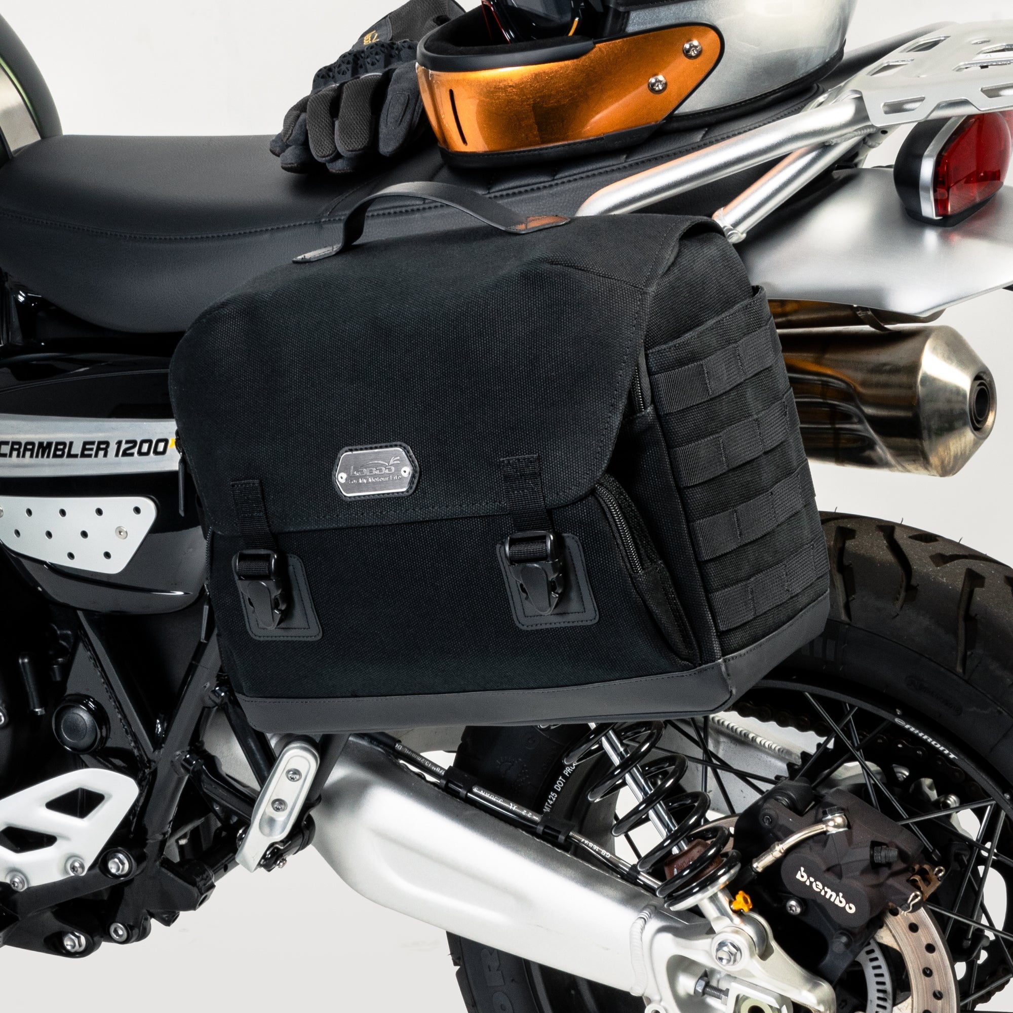 Borsa laterale LOBOO BCB12BK per Honda CM500 Compatibile – dettaglio 5