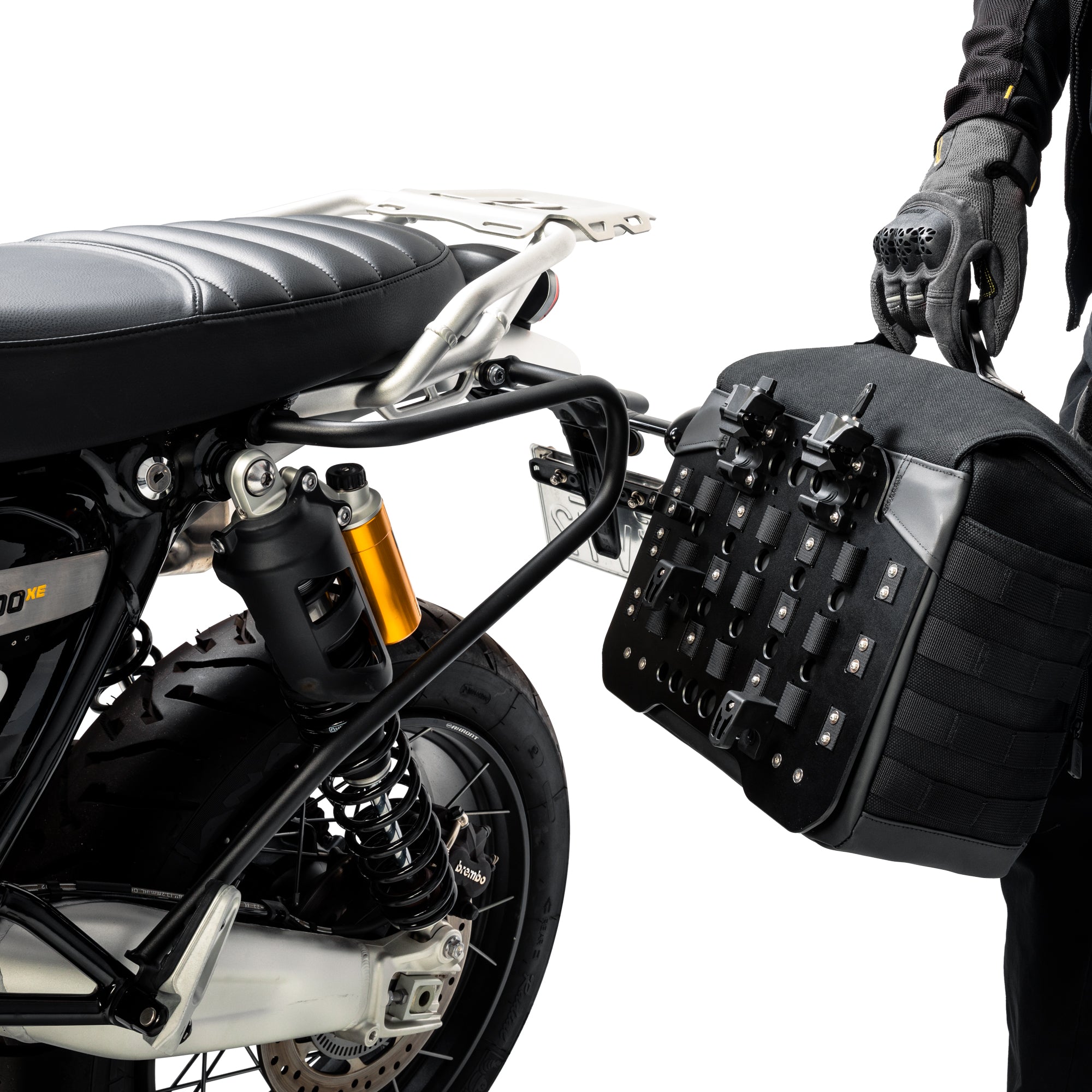 Borsa laterale LOBOO BCB12BK per Honda CM500 Compatibile – dettaglio 10