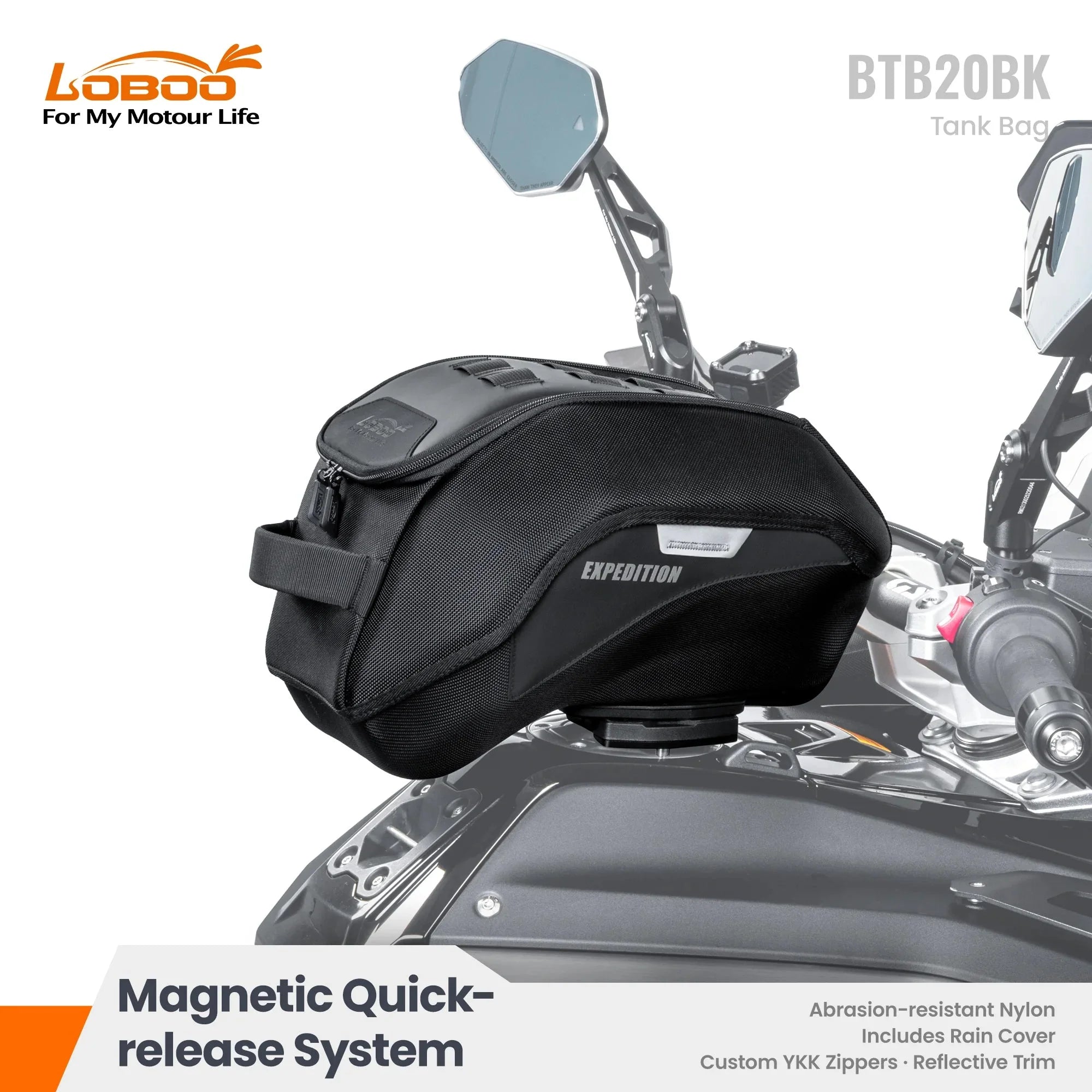 Borsa serbatoio LOBOO BTB20BK – dettaglio 3