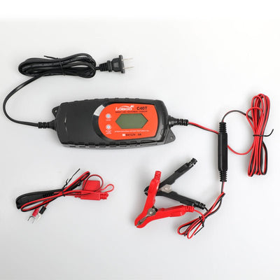 Caricabatterie moto LOBOO C40T – vista principale