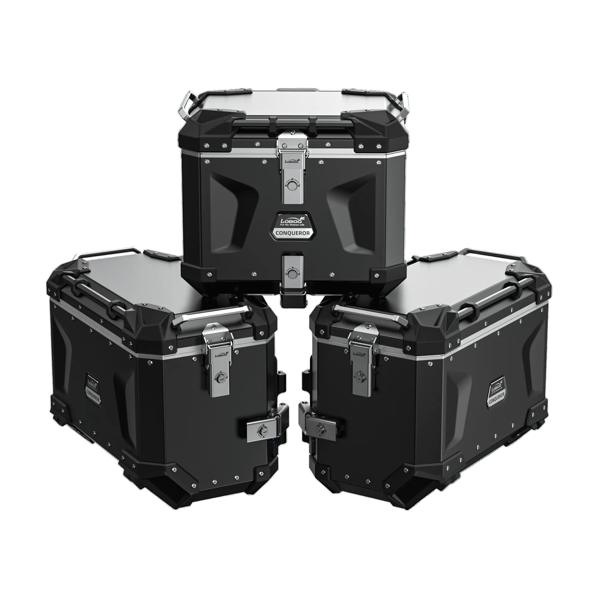 Valigie moto LOBOO per BMW R1250GS / ADV – vista principale