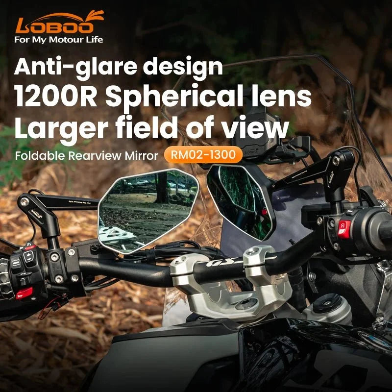 Specchietti retrovisori LOBOO RM02 per BMW R1300GS / R1300GS ADV – dettaglio 2