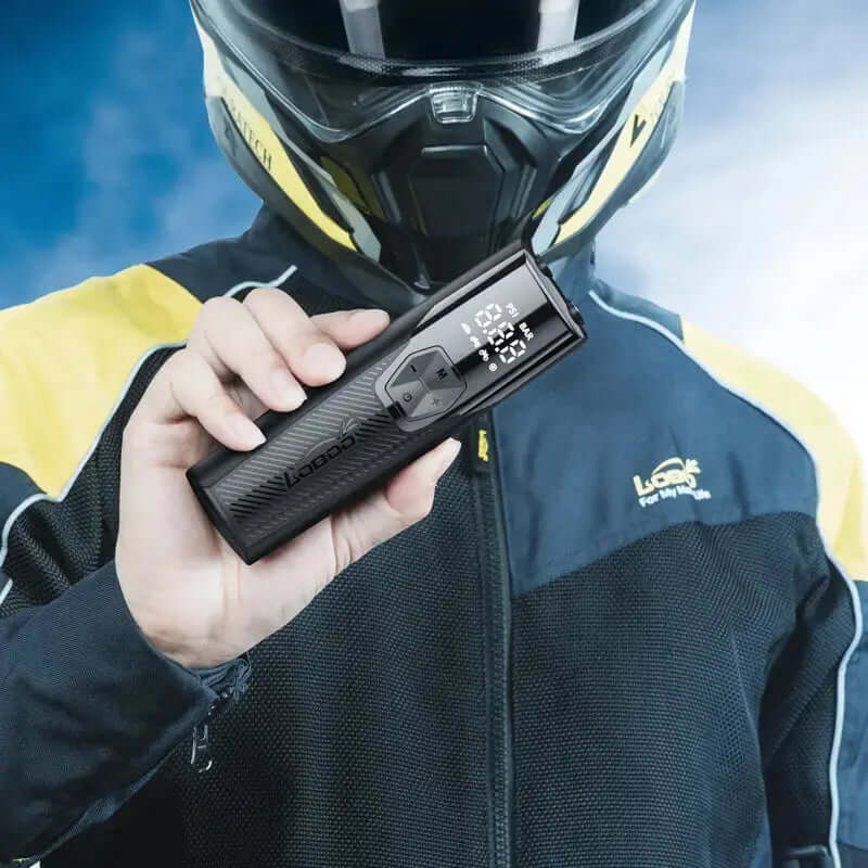 Tragbarer Mini-Luftkompressor für Autos und Motorräder – Endurrad.com