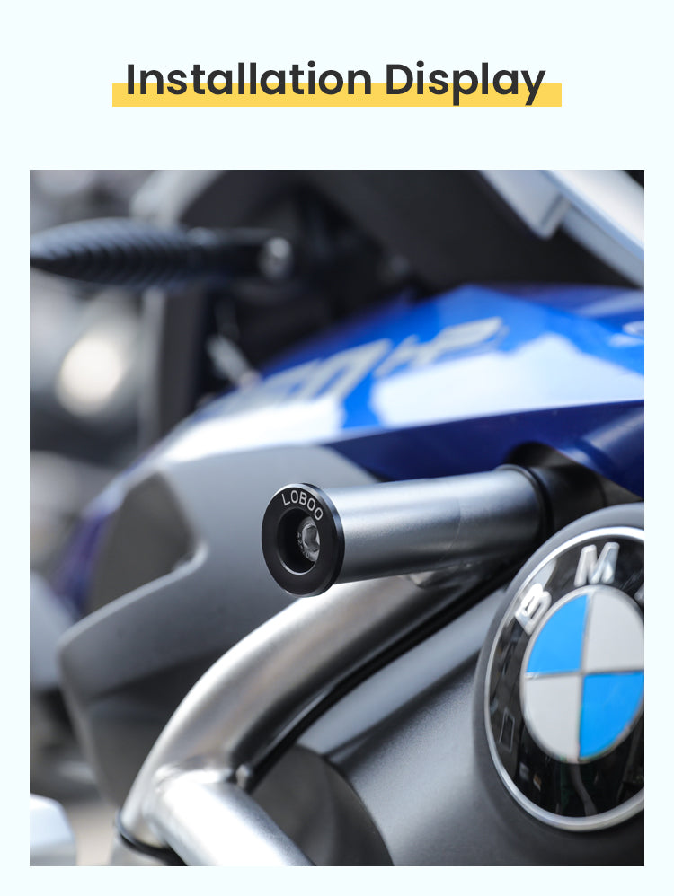 Schau, wie sauber es auf dem Motorrad bleibt