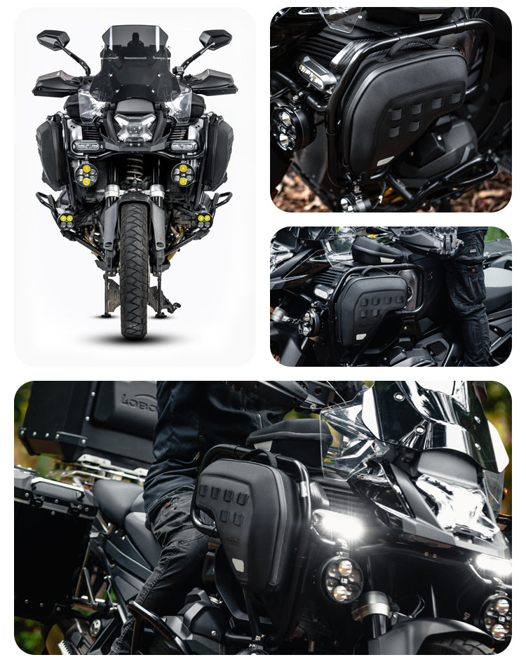 Wie sehen sie auf dem Motorrad aus?
