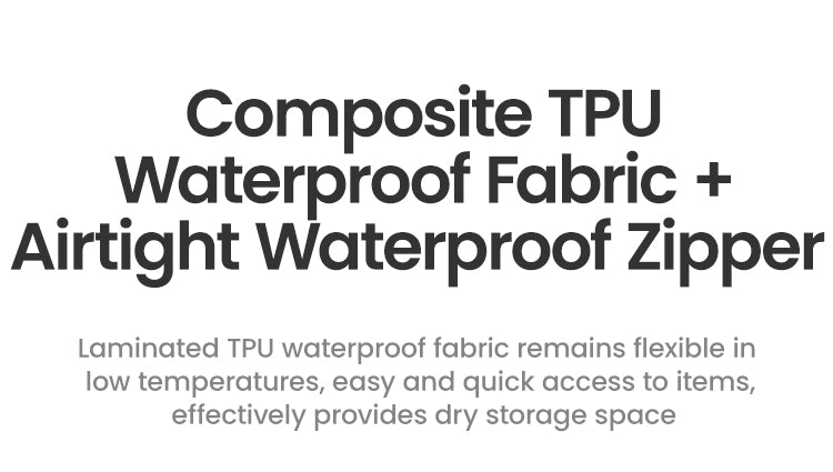 Verbundstoff aus TPU und wasserdichter Reißverschluss