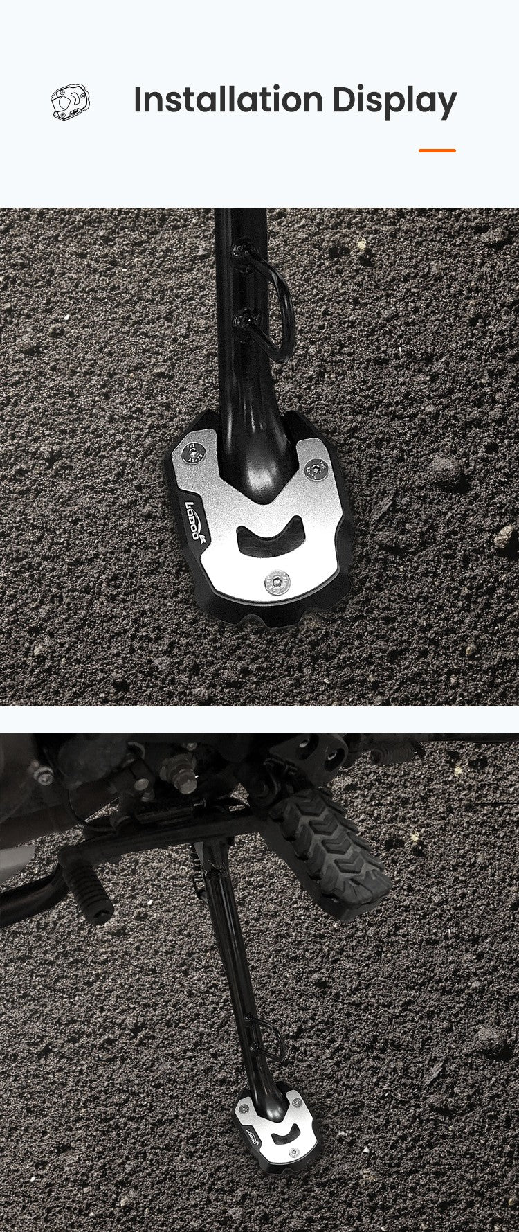 Auf dem Motorrad unter realen Bedingungen