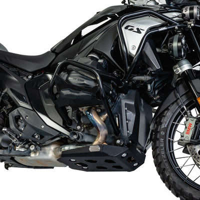 BMW R 1300 GS con paracoppa LOBOO, vista laterale della zona motore