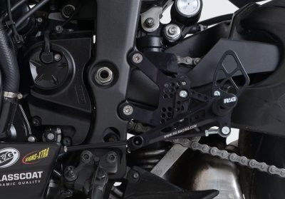 Pedane arretrate moto Kawasaki ZX6-R '05 versione racing (no ABS)