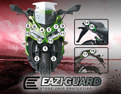 Pellicola adesiva per moto Kawasaki Z1000SX 2014-2016