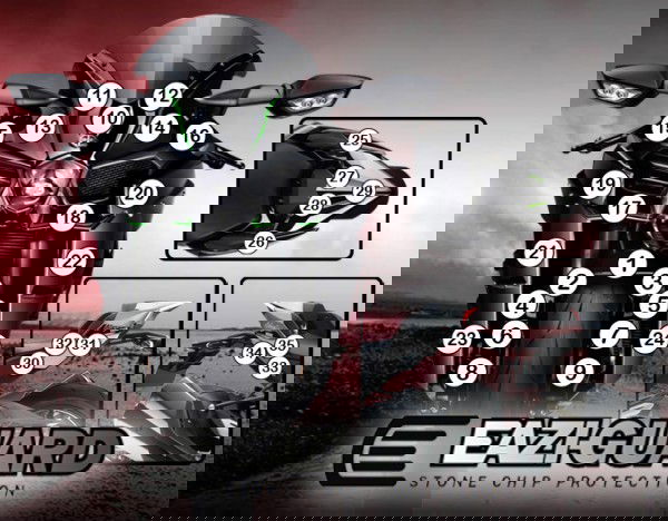 Pellicola protettiva kawasaki z900 2017-2020