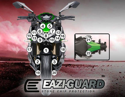Pellicola adesiva moto  kawasaki z1000 2014-2017
