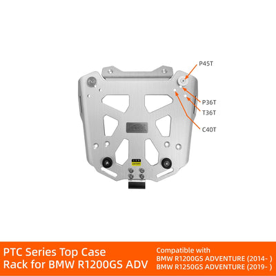 Piastra top case LOBOO JP072W per BMW R 1200 GS Adventure e R 1250 GS Adventure