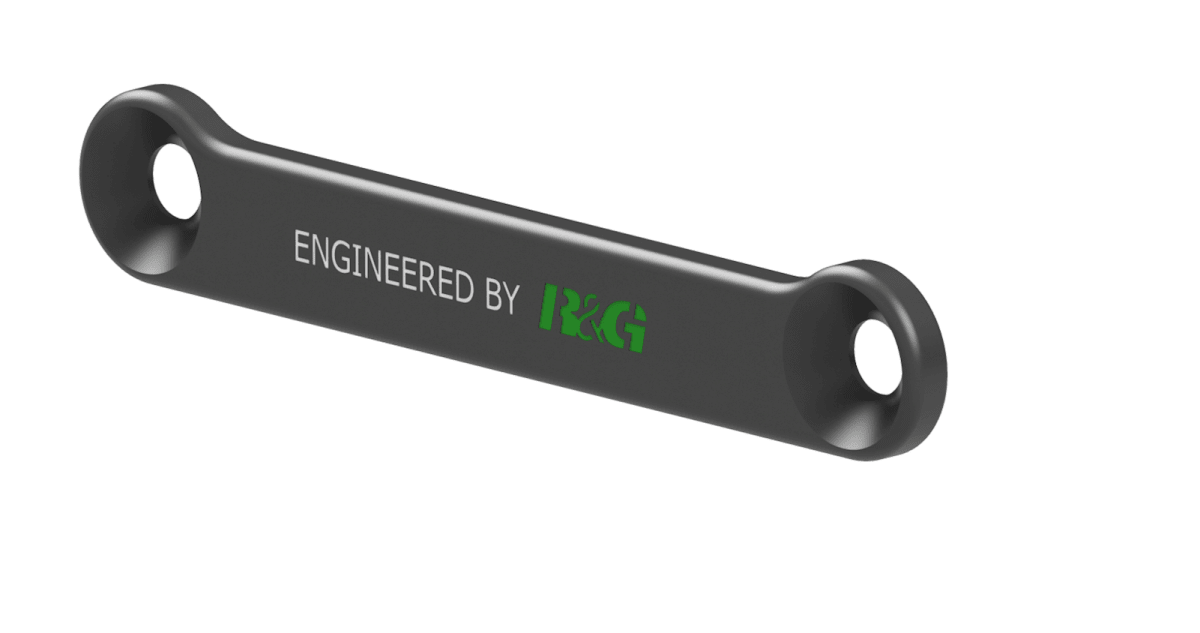 Placchette copri fori poggiapiedi posteriori (lato SX, nero), Kawasaki Z H2 '20 - ENDURRAD