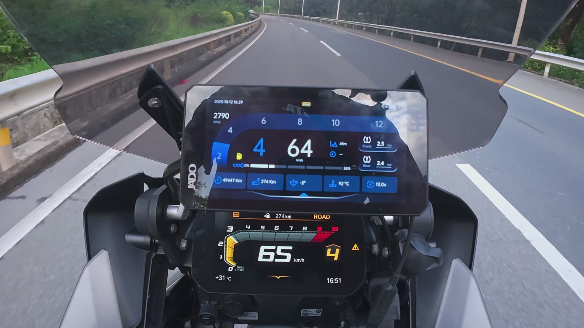 JADO S6 Smart-Motorrad-Navigationssystem