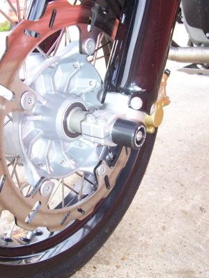 Protezioni perno forcella Anteriore, Bmw Hp2 '06- (Escluso Hp2 Sport)