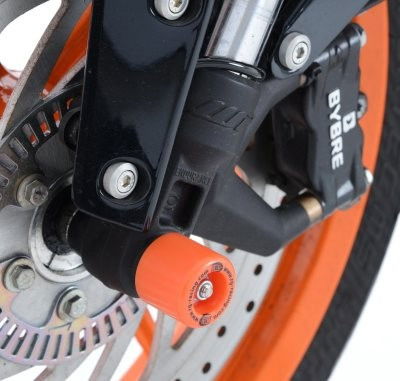 Protezioni perno forcella anteriore, KTM 125/200/390 Duke / RC125/200/390, Husqvarna Vitpilen / Svartpilen 401
