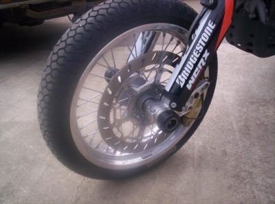 Protezioni perno forcella anteriore, KTM 660 SMC/LC4 2004 in poi - ENDURRAD