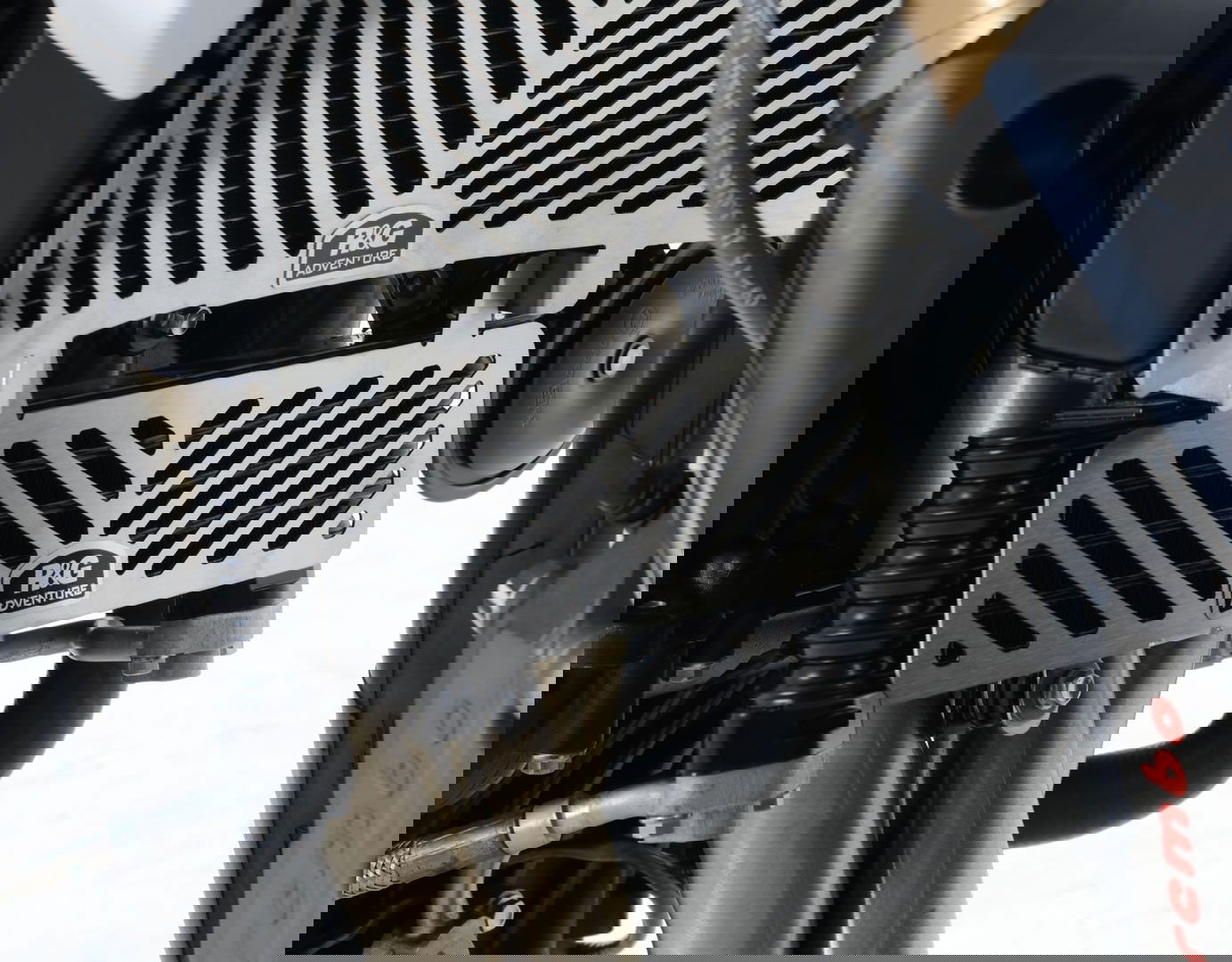 Retina protezione radiatore olio acciaio inossidabile, Triumph Speed Triple '11-'15 / Speed Triple S/R '16- / Speed Triple RS '1