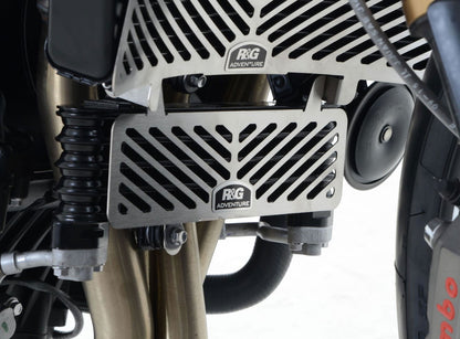 Retina protezione radiatore olio acciaio inossidabile, Triumph Speed Triple '11-'15 / Speed Triple S/R '16- / Speed Triple RS '1