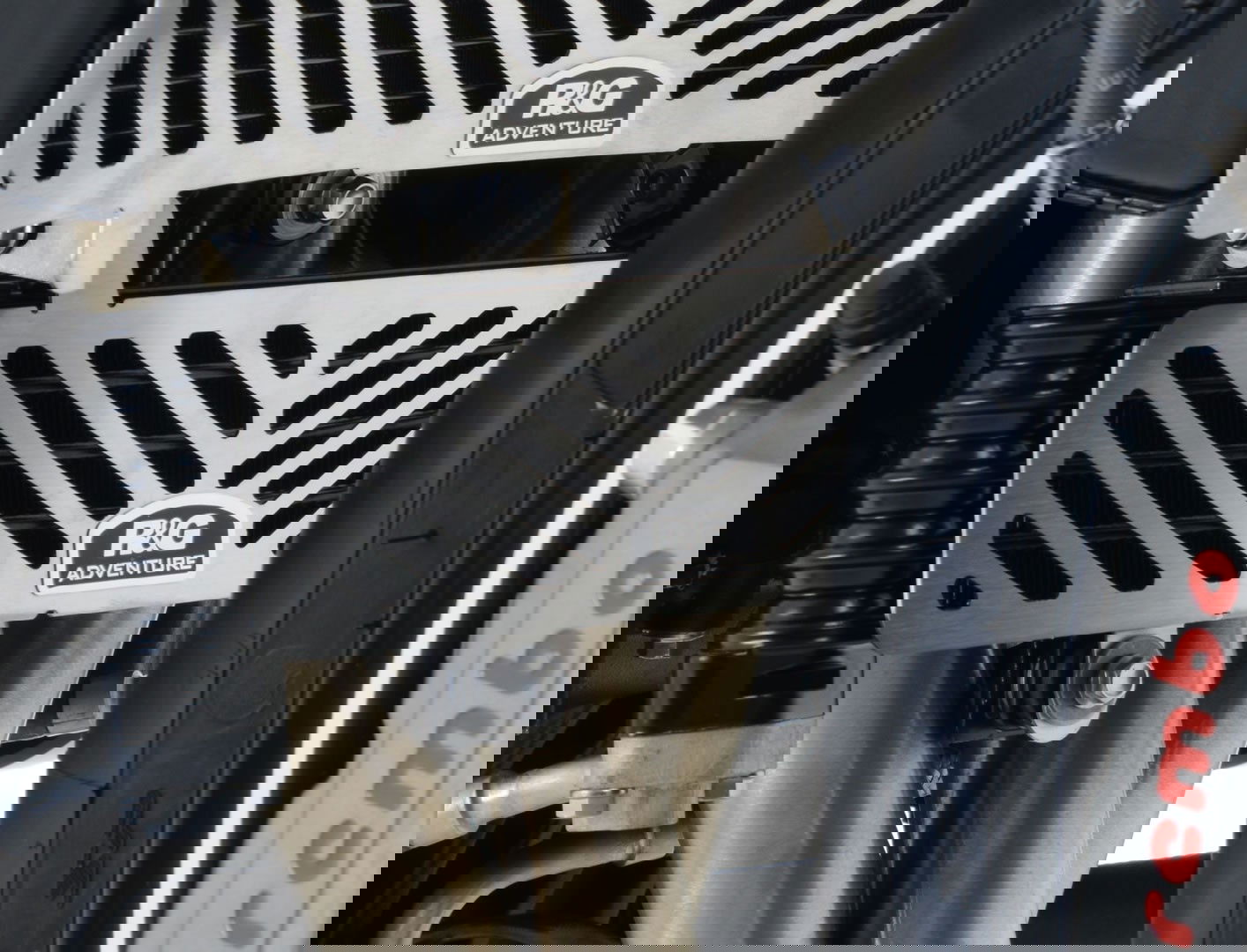 Retina protezione radiatore olio acciaio inossidabile, Triumph Speed Triple '11-'15 / Speed Triple S/R '16- / Speed Triple RS '1