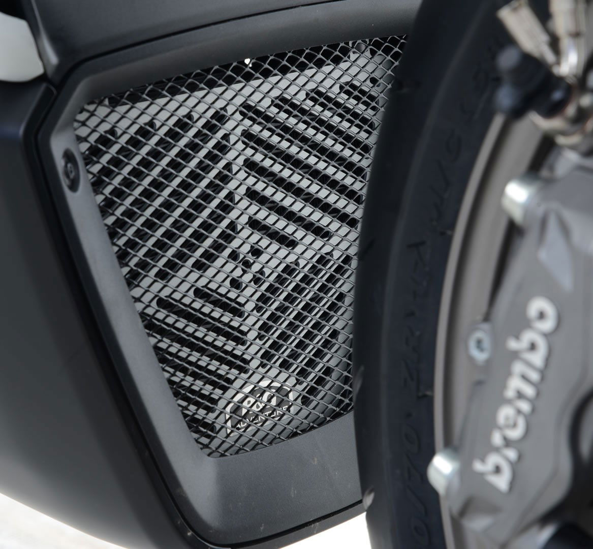 Retina protezione radiatore olio, Ducati X-Diavel / X-Diavel S - colore alluminio satinato