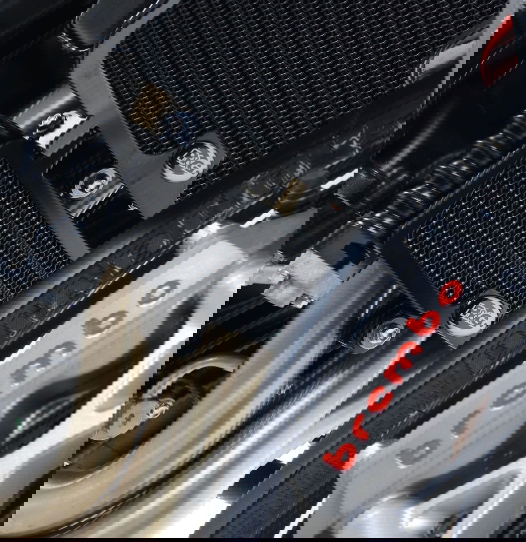 Retina protezione radiatore olio, Triumph Speed Triple '11-'15 / Speed Triple R/S '16- / Speed Triple RS '18-