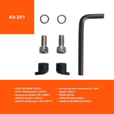 Rückspiegel für Motorräder RM02 Loboo - Endurrad.com