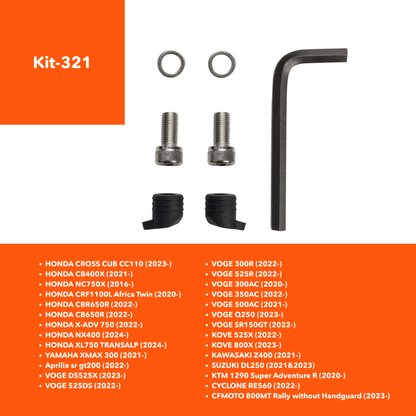 Rückspiegel für Motorräder RM02 Loboo - Endurrad.com