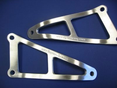 Staffa Supporto Scarico - Kawasaki Z750 / Z750S -'06 Color Alluminio