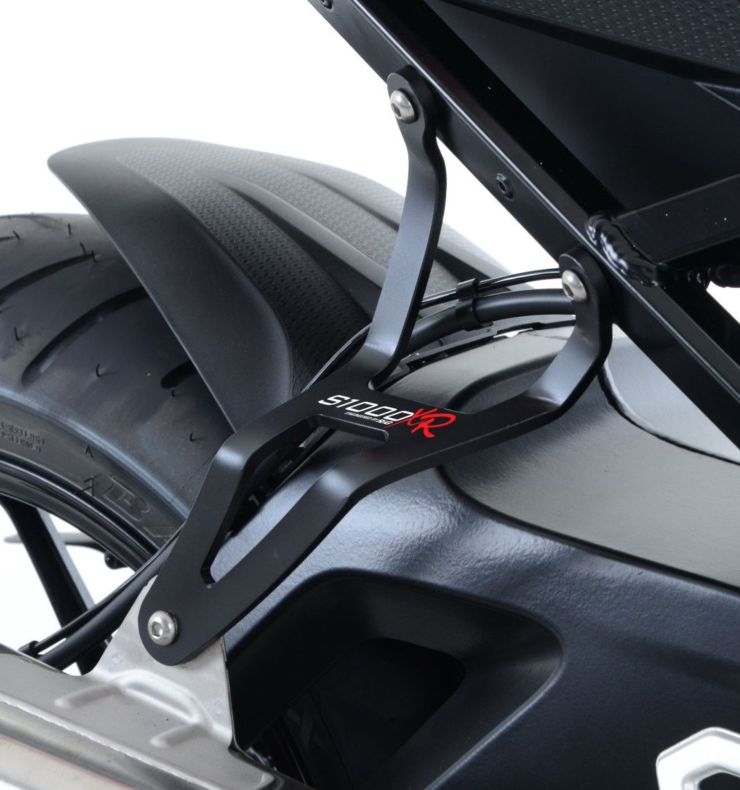 Staffa supporto scarico + piastra fori pedane posteriori, BMW S1000XR '15-'19