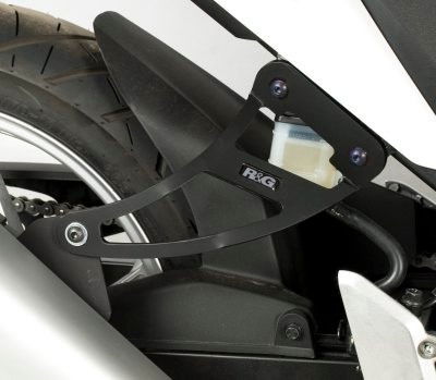 Staffa supporto scarico + piastra fori pedane posteriori, Honda CBR250R '11- / WK SP50/125/250
