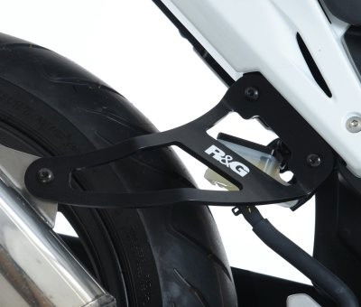 Staffa supporto scarico + piastra fori pedane posteriori, Honda CBR500R '13-'15 / CB500F '13-'15 / CB500X '13-