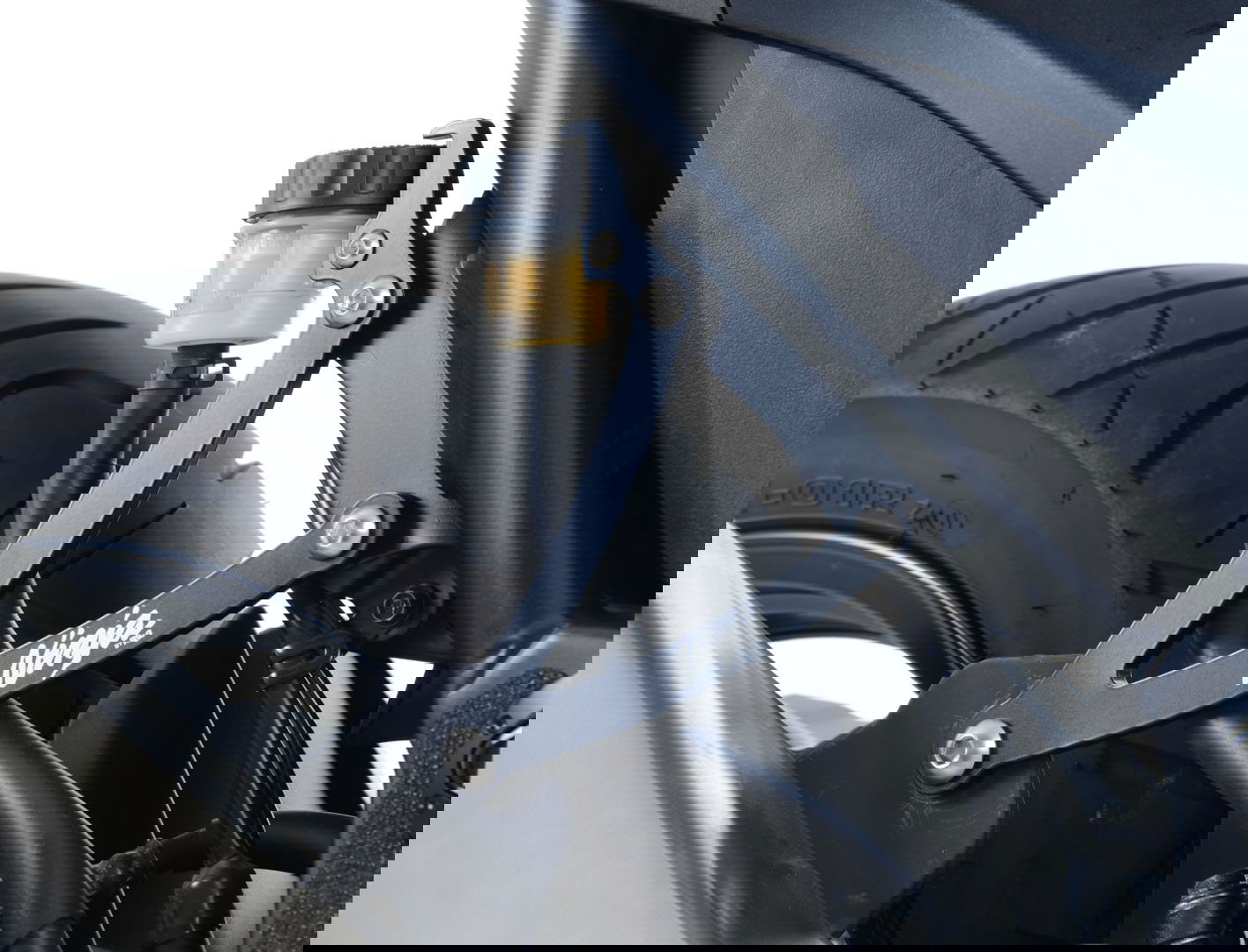 Staffa supporto scarico + piastra fori pedane posteriori,Kawasaki Ninja 300 / Ninja 250 '13-'17 / Z250 '13-'18 / Z300