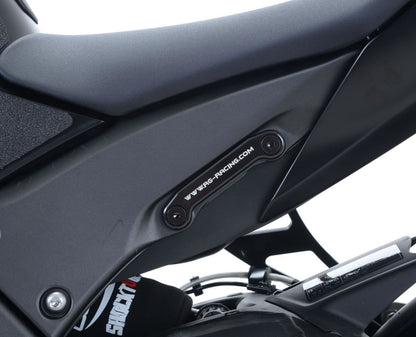 Staffa supporto scarico + piastra fori pedane posteriori, Kawasaki ZX10R '11-'16